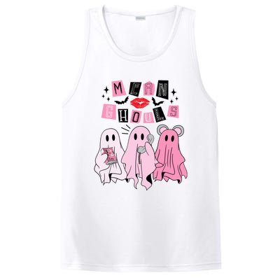 Cute Ghost Mean Ghouls Funny Halloween Costume Spooky Season PosiCharge Competitor Tank