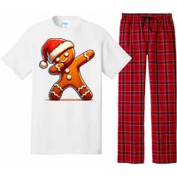 Christmas Gingerbread Man Dabbing Boy Santa Xmas Funny Pajama Set