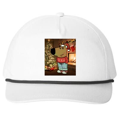 Chill Guy Meme Costume Funny Chill Guy Meme Snapback Five-Panel Rope Hat