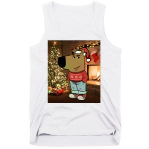 Chill Guy Meme Costume Funny Chill Guy Meme Tank Top