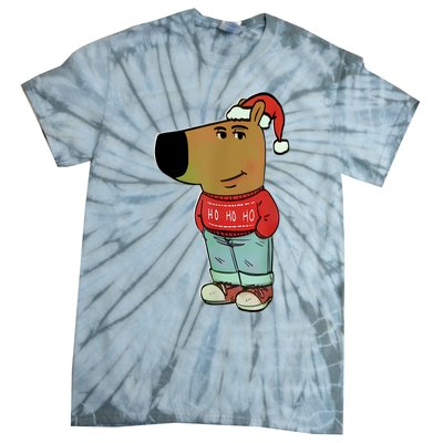 Chill Guy My New Character Meme Christmas Chill Guy Tie-Dye T-Shirt