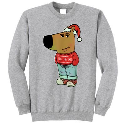 Chill Guy My New Character Meme Christmas Chill Guy Tall Sweatshirt