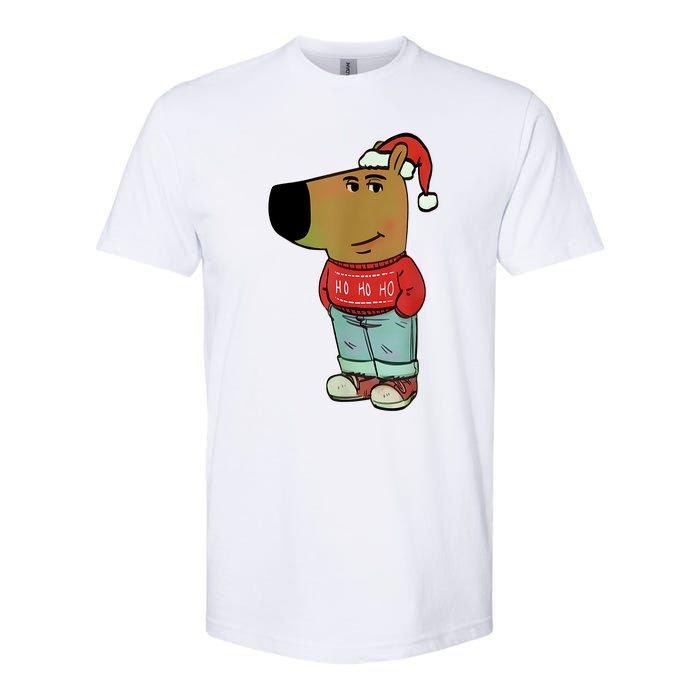 Chill Guy My New Character Meme Christmas Chill Guy Softstyle CVC T-Shirt