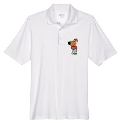 Chill Guy My New Character Meme Christmas Chill Guy Men's Origin Performance Pique Polo