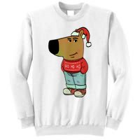 Chill Guy My New Character Meme Christmas Chill Guy Sweatshirt