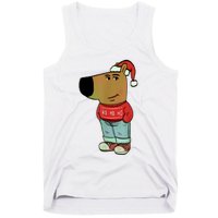 Chill Guy My New Character Meme Christmas Chill Guy Tank Top