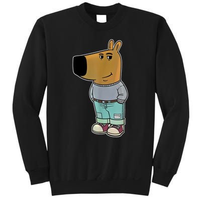 Chill Guy Meme Funny Dog Sweatshirt