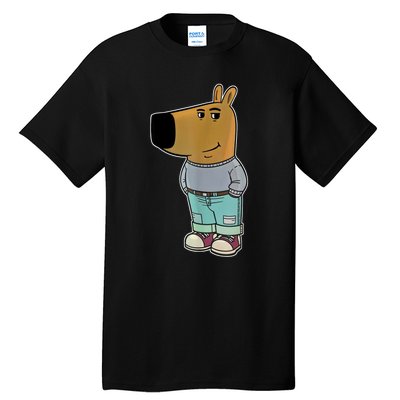 Chill Guy Meme Funny Dog Tall T-Shirt