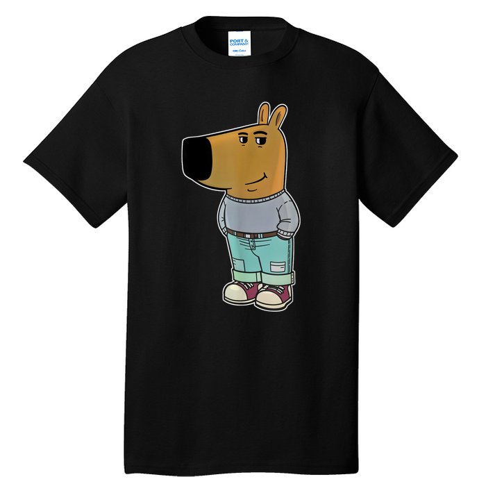 Chill Guy Meme Funny Dog Tall T-Shirt