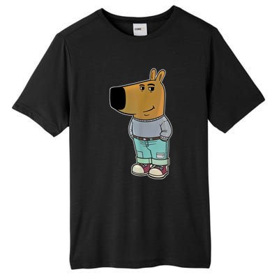 Chill Guy Meme Funny Dog Tall Fusion ChromaSoft Performance T-Shirt