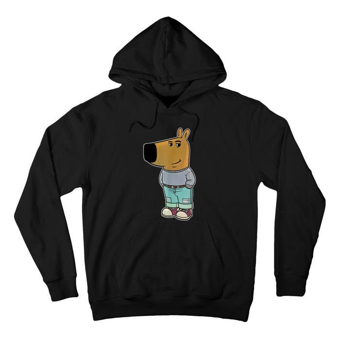 Chill Guy Meme Funny Dog Tall Hoodie