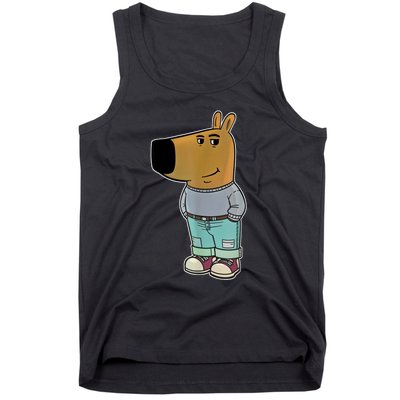 Chill Guy Meme Funny Dog Tank Top