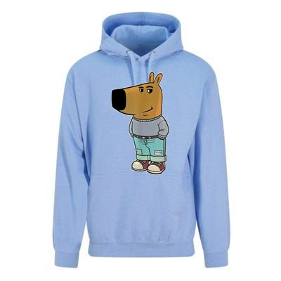 Chill Guy Meme Funny Dog Unisex Surf Hoodie