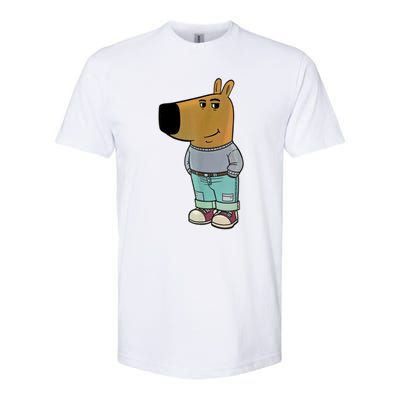 Chill Guy Meme Funny Dog Softstyle CVC T-Shirt