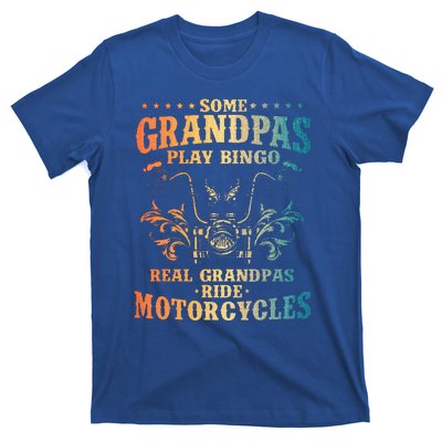 Cool Grandpa Motorcycle Design For Biker Motorbike Lover T-Shirt