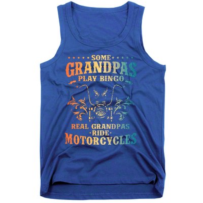 Cool Grandpa Motorcycle Design For Biker Motorbike Lover Tank Top