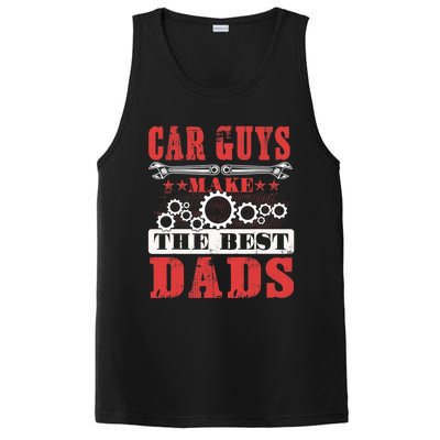 Car Guys Make The Best Dads Gift Funny Garage Mechanic Dad PosiCharge Competitor Tank