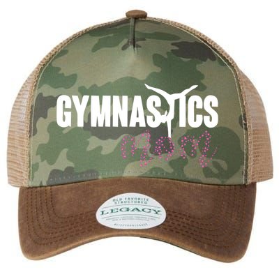 Cute Gymnastics Mom Of A Gymnast Mom Legacy Tie Dye Trucker Hat