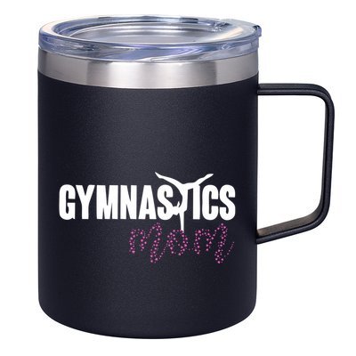 Cute Gymnastics Mom Of A Gymnast Mom 12oz Stainless Steel Coffee Mug