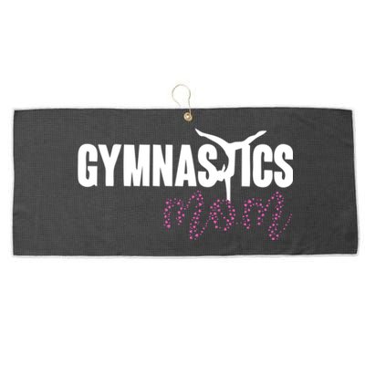 Cute Gymnastics Mom Of A Gymnast Mom Large Microfiber Waffle Golf Towel