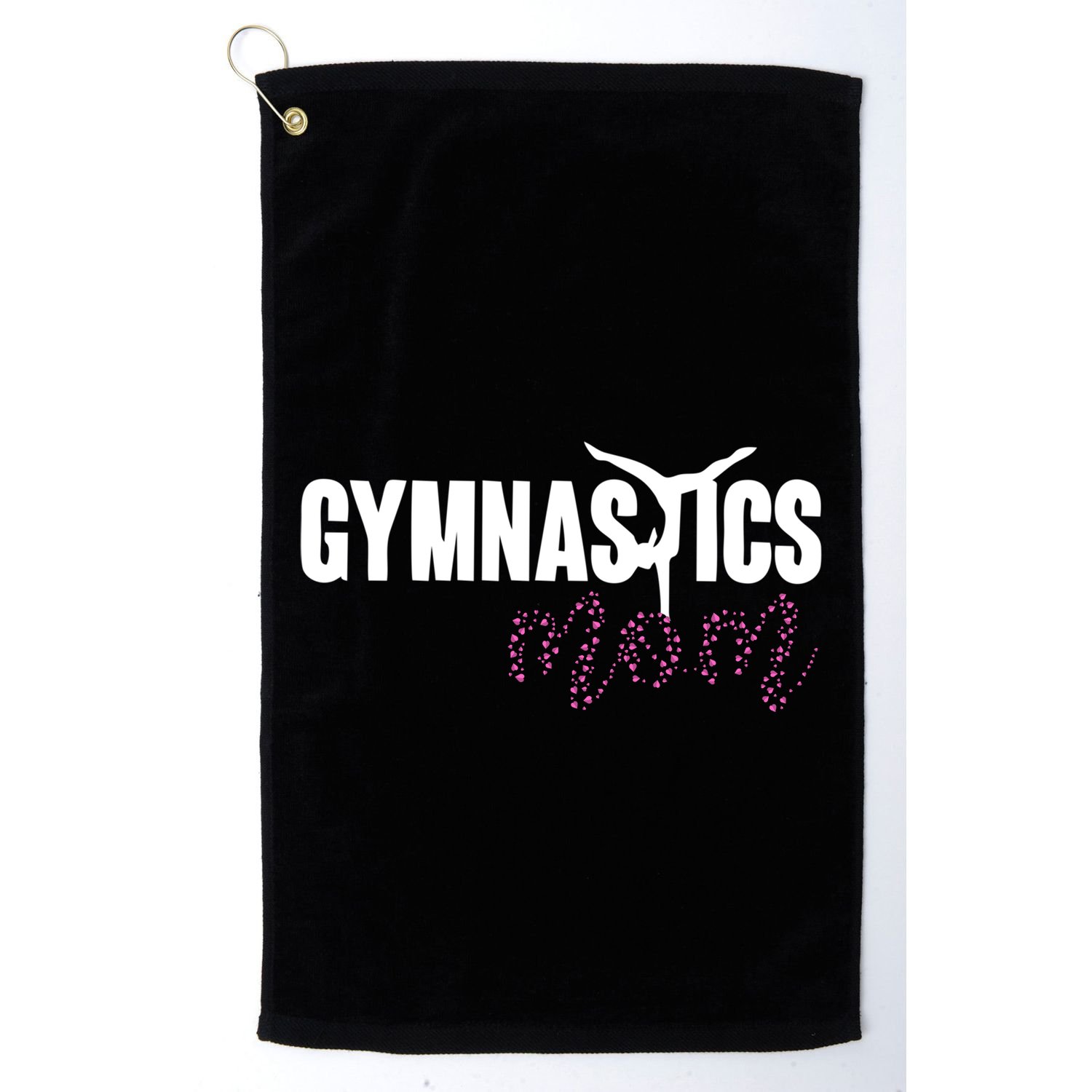 Cute Gymnastics Mom Of A Gymnast Mom Golf Towel
