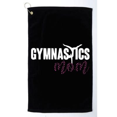 Cute Gymnastics Mom Of A Gymnast Mom Platinum Collection Golf Towel