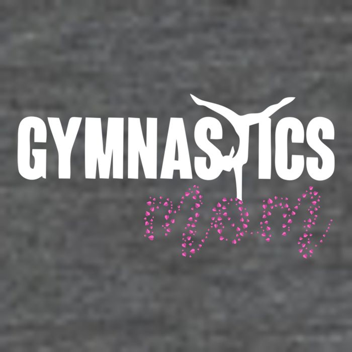 Cute Gymnastics Mom Of A Gymnast Mom 7 Panel Mesh Trucker Snapback Hat