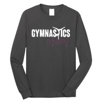 Cute Gymnastics Mom Of A Gymnast Mom Long Sleeve Shirt