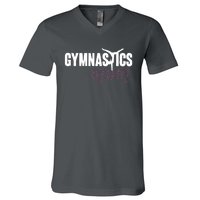 Cute Gymnastics Mom Of A Gymnast Mom V-Neck T-Shirt