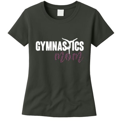 Cute Gymnastics Mom Of A Gymnast Mom Womens T-Shirt