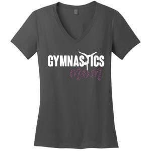 Cute Gymnastics Mom Of A Gymnast Mom Women's V-Neck T-Shirt