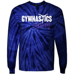 Cute Gymnastics Mom Of A Gymnast Mom Tie-Dye Long Sleeve Shirt