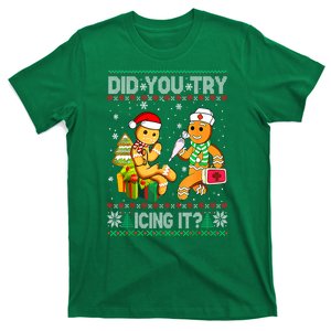 Christmas Gingerbread Man Cookie Ugly Sweater Oh Snap Gift T-Shirt