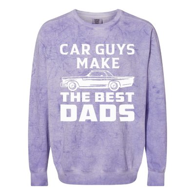 Car guys make the best dads for fathers day or birthday Colorblast Crewneck Sweatshirt