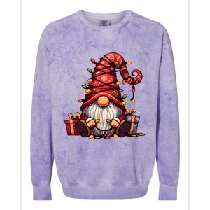 Cute Gnome Matching Outfit Family Merry Christmas Colorblast Crewneck Sweatshirt