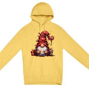 Cute Gnome Matching Outfit Family Merry Christmas Premium Pullover Hoodie