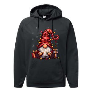 Cute Gnome Matching Outfit Family Merry Christmas Performance Fleece Hoodie