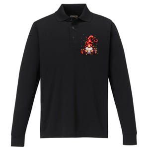 Cute Gnome Matching Outfit Family Merry Christmas Performance Long Sleeve Polo