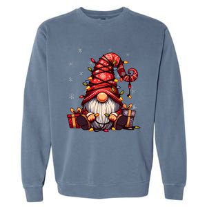 Cute Gnome Matching Outfit Family Merry Christmas Garment-Dyed Sweatshirt