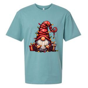 Cute Gnome Matching Outfit Family Merry Christmas Sueded Cloud Jersey T-Shirt