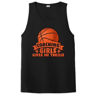 Coaching Gives Me Thrills Gift Basketball Coach Gift PosiCharge Competitor Tank