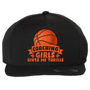 Coaching Gives Me Thrills Gift Basketball Coach Gift Wool Snapback Cap