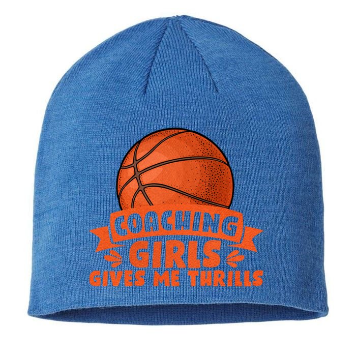 Coaching Gives Me Thrills Gift Basketball Coach Gift Sustainable Beanie