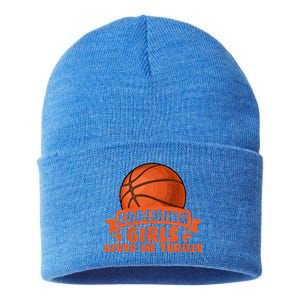 Coaching Gives Me Thrills Gift Basketball Coach Gift Sustainable Knit Beanie