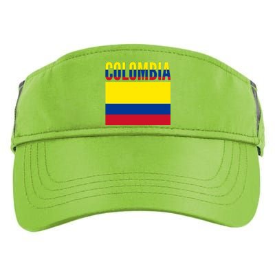 Colombian Gift Meaningful Gift Colombia Country Flag Great Gift Adult Drive Performance Visor