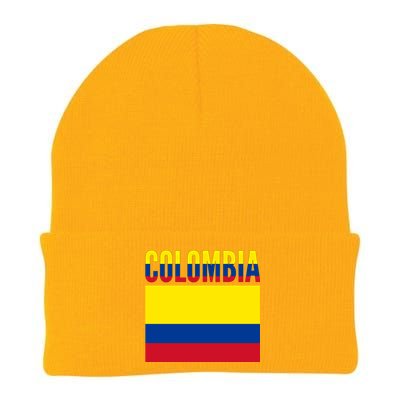 Colombian Gift Meaningful Gift Colombia Country Flag Great Gift Knit Cap Winter Beanie