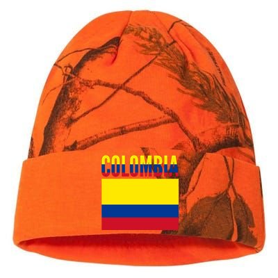 Colombian Gift Meaningful Gift Colombia Country Flag Great Gift Kati Licensed 12" Camo Beanie