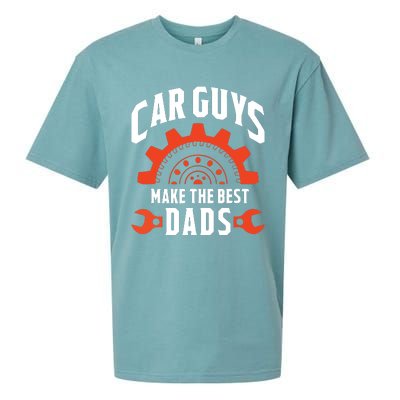 Car Guys Make The Best Dads Fathers Day Gift Sueded Cloud Jersey T-Shirt