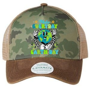 Cute Groovy Make Everyday Earth Day Classroom Teachers Legacy Tie Dye Trucker Hat