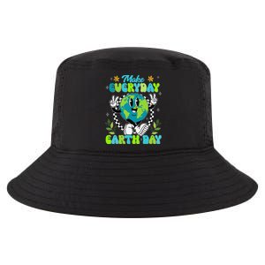 Cute Groovy Make Everyday Earth Day Classroom Teachers Cool Comfort Performance Bucket Hat